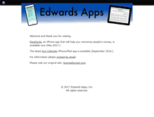 Tablet Screenshot of edwardsapps.com